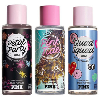 Nước Hoa Xịt Thơm Toàn Thân Victoria's Secret PINK  Body Mist 250ml- Pink Tide / Quad Squad / Petal Party (Mỹ)