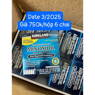 DUNG DỊCH MỌC TÓC MINOXIDIL 5% KIRKLAND CỦA MỸ CHỐNG RỤNG TÓC VÀ HÓI ĐẦU CHO NAM GIỚI của Mỹ