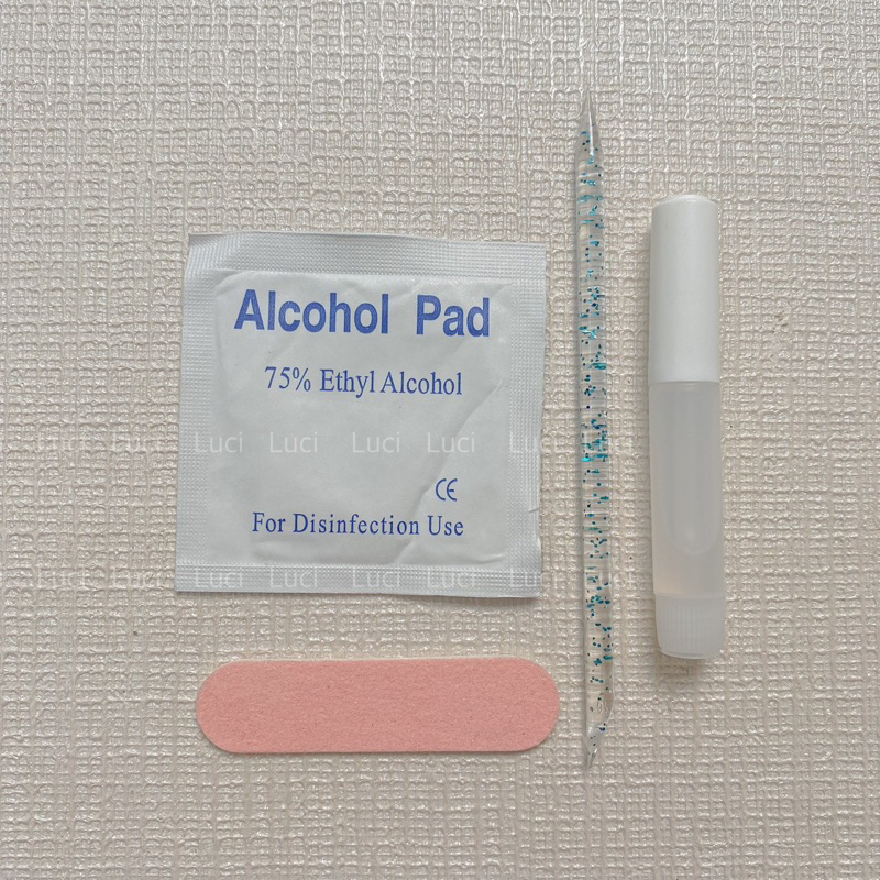 Móng giả thiết kế L044 y2k ánh trai gắn charm dễ thương luci.nailbox