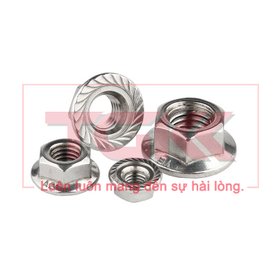 Đai ốc liền phẳng mạ kẽm