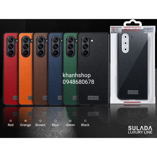 Ốp lưng SULADA da sần Samsung Z Fold 5 , Z Fold 2, Z Fold 3 5G , FOLD 4 2 mảnh bảo vệ máy màu cực đẹp
