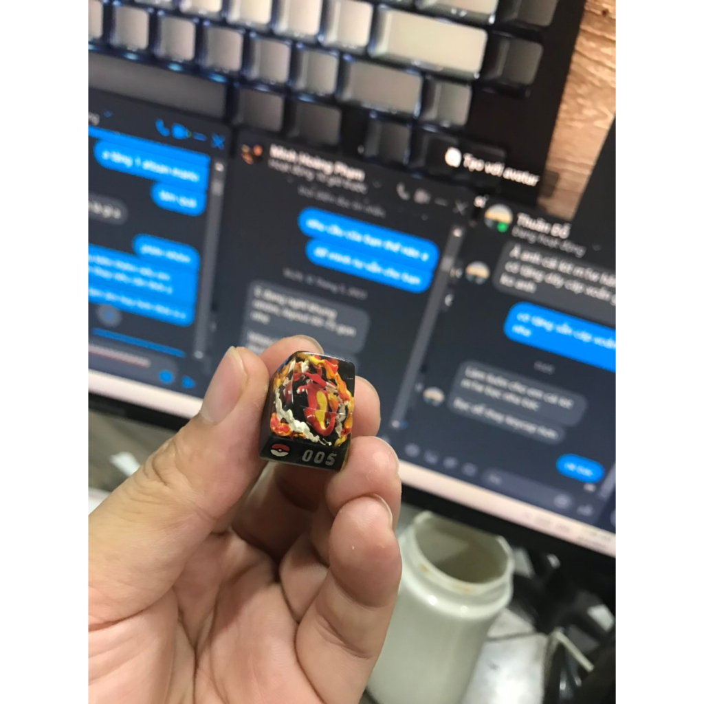 Keycap atisan trang trí bàn phím tungcustom
