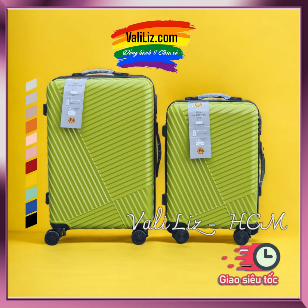 Vali kéo du lịch Size 20 xách tay , Size 24 ký gửi - Hàng loại 1 Cam kết chất lượng,Bảo hành 10 Năm , Cam kết chất lượng