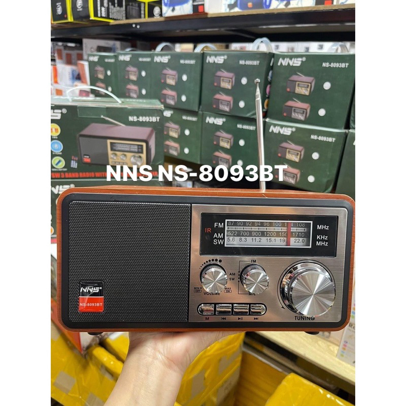 Đài RADIO NNS NS-8093BT hỗ trợ Bluetooth, USB