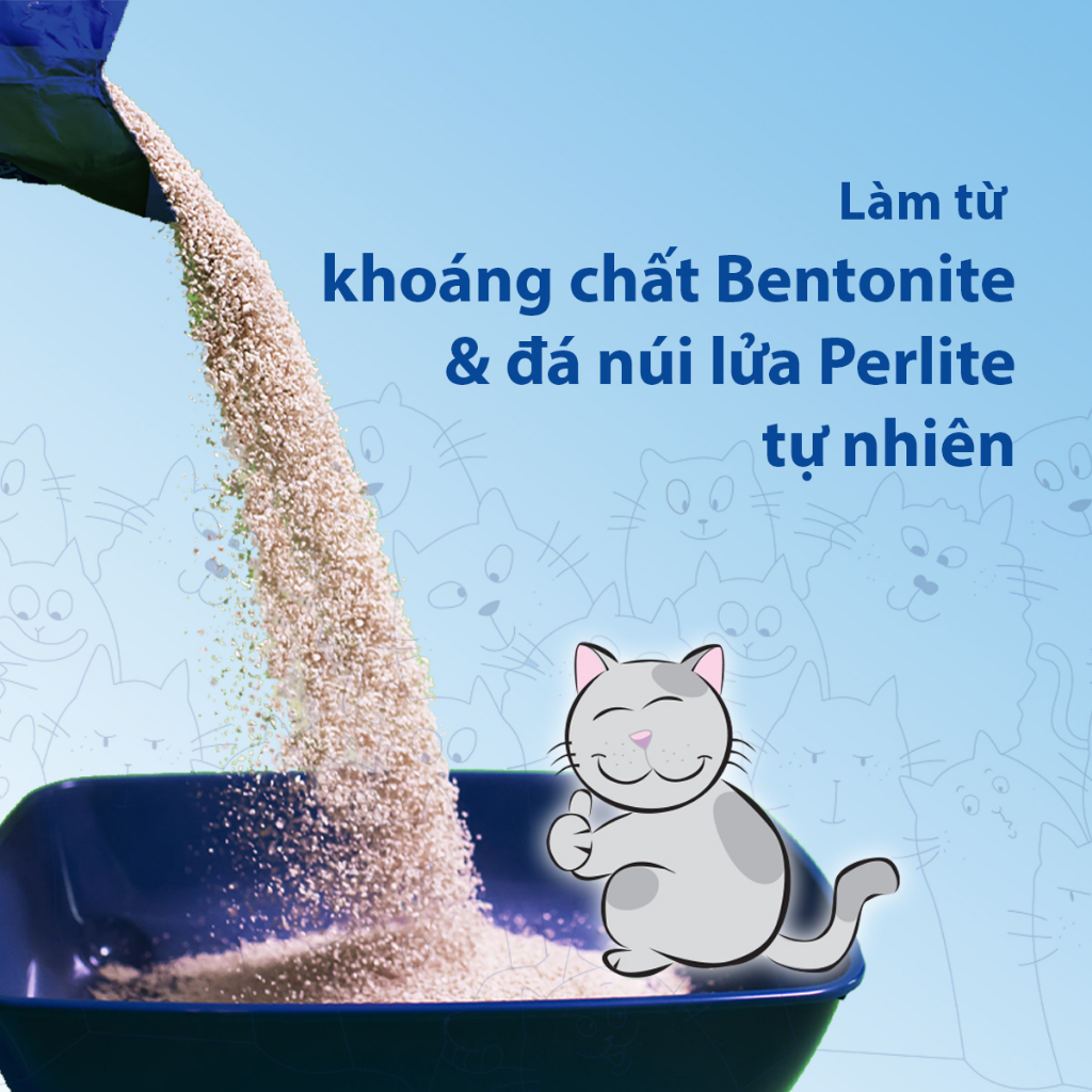 Cát Vệ Sinh Siêu Nhẹ Cho Mèo CATSAN 9L (1 túi)