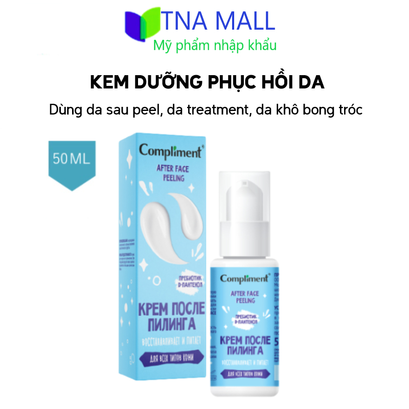 Kem dưỡng phục hồi da sau Peel, da treament Compliment 50ml
