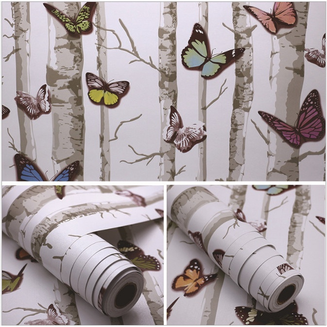 Decal Giấy Dán Tường Decor Kim Vinh Các Mẫu Hoạt Hình Keo Sẵn Khổ Rộng 45cm Cuộn 5m