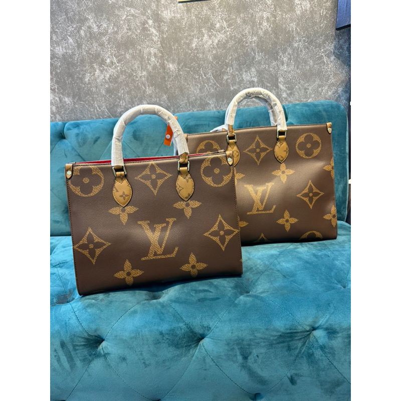 Túi tote siêu to xịn sò nặng tay lv onthego 36 - 41