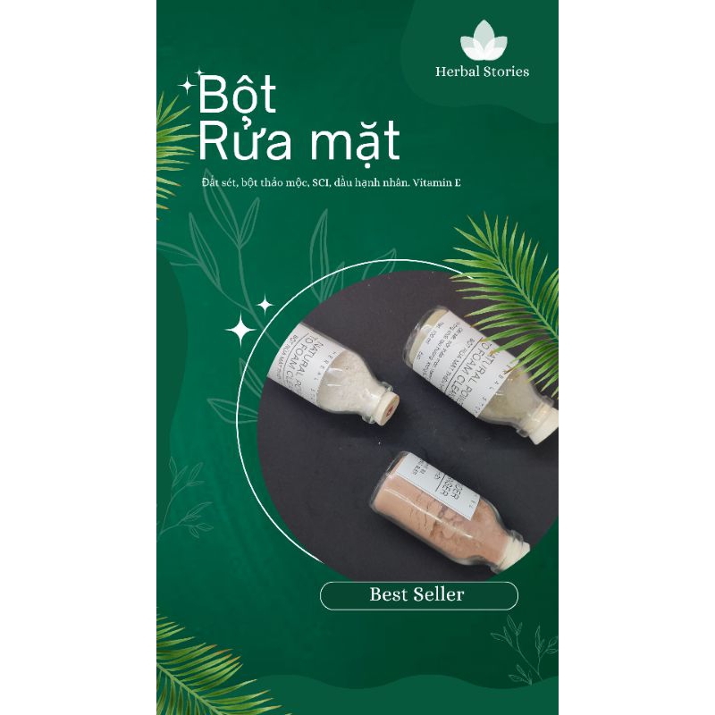 Bột rửa mặt thiên nhiên