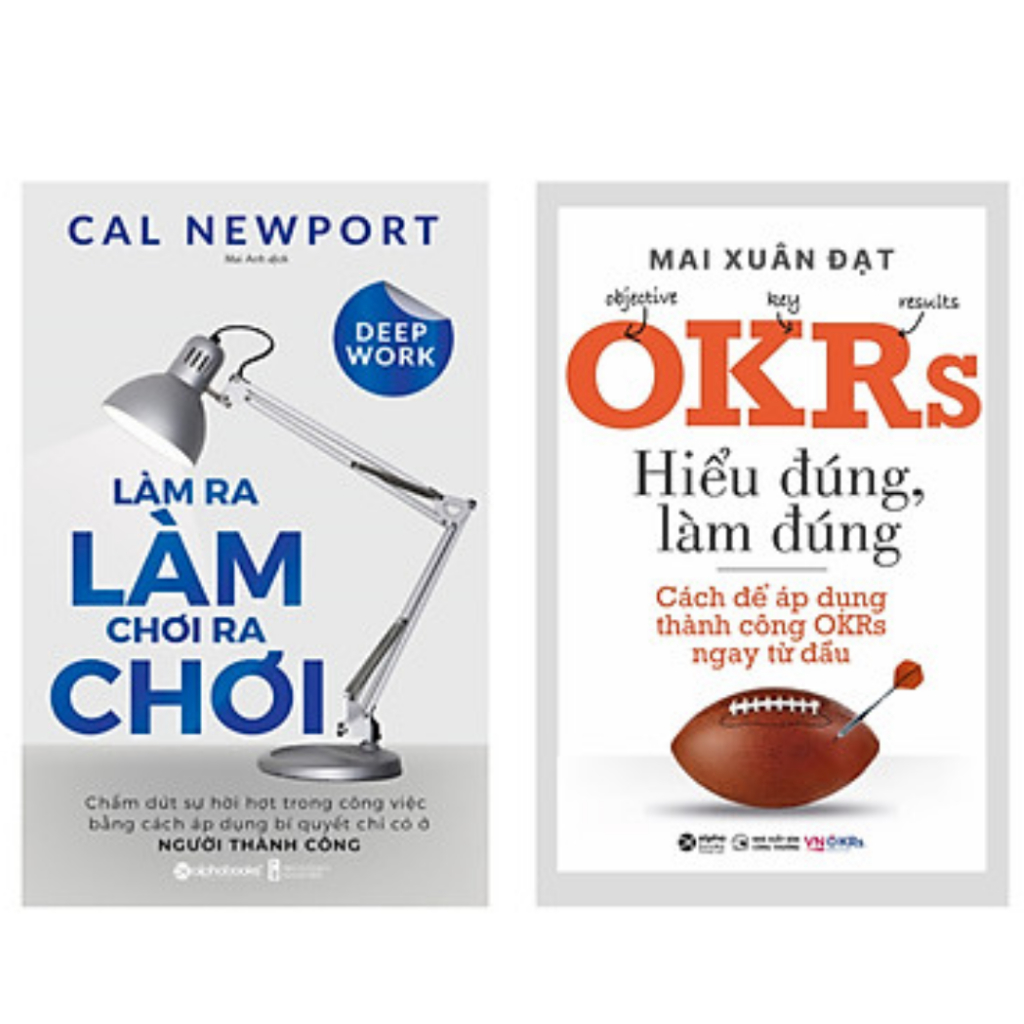 Sách ALPHA Combo 2 Cuốn: Okrs - Hiểu Đúng, Làm Đúng + Làm Ra Làm Chơi Ra Chơi