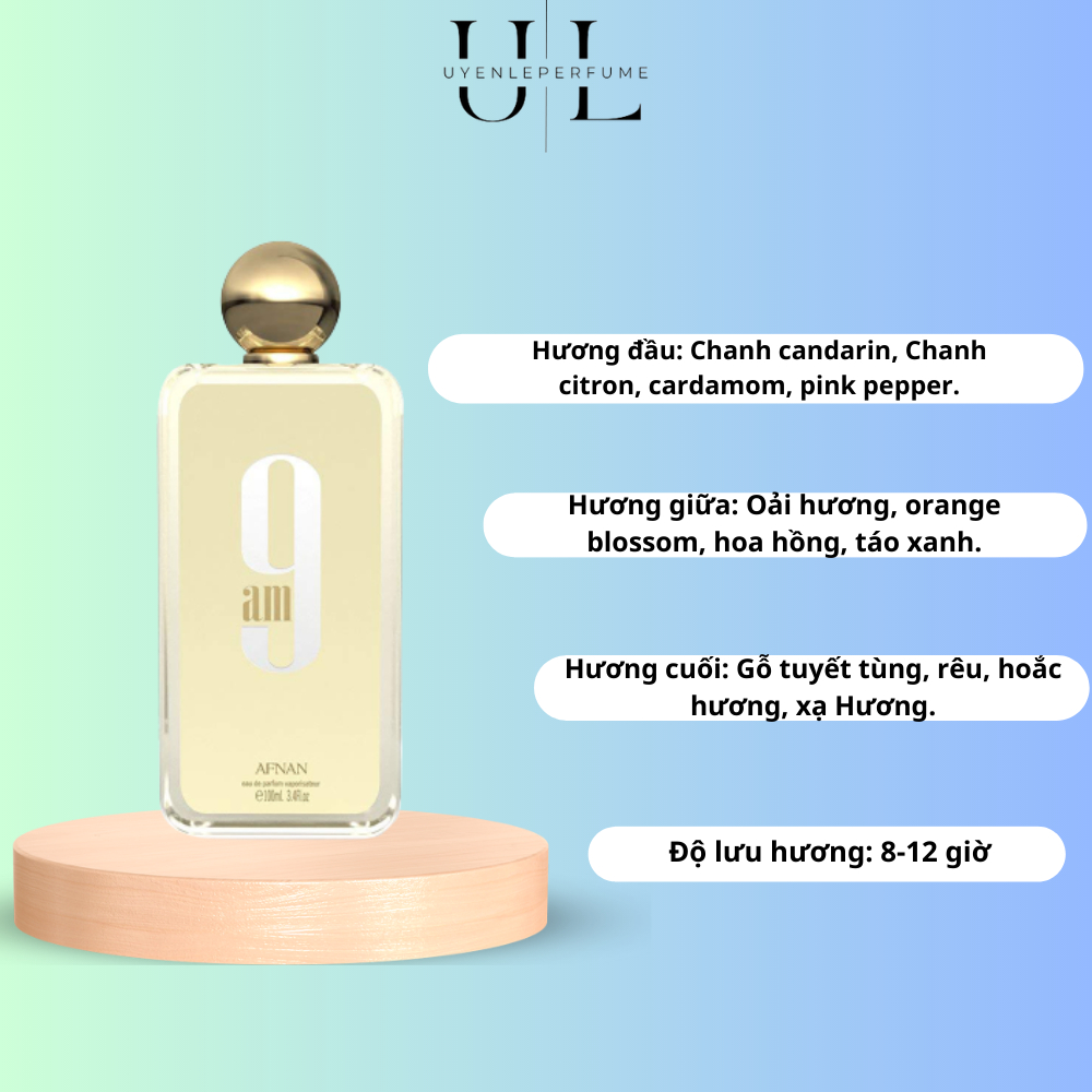 Nước hoa Afnan 9AM EDP 10ml