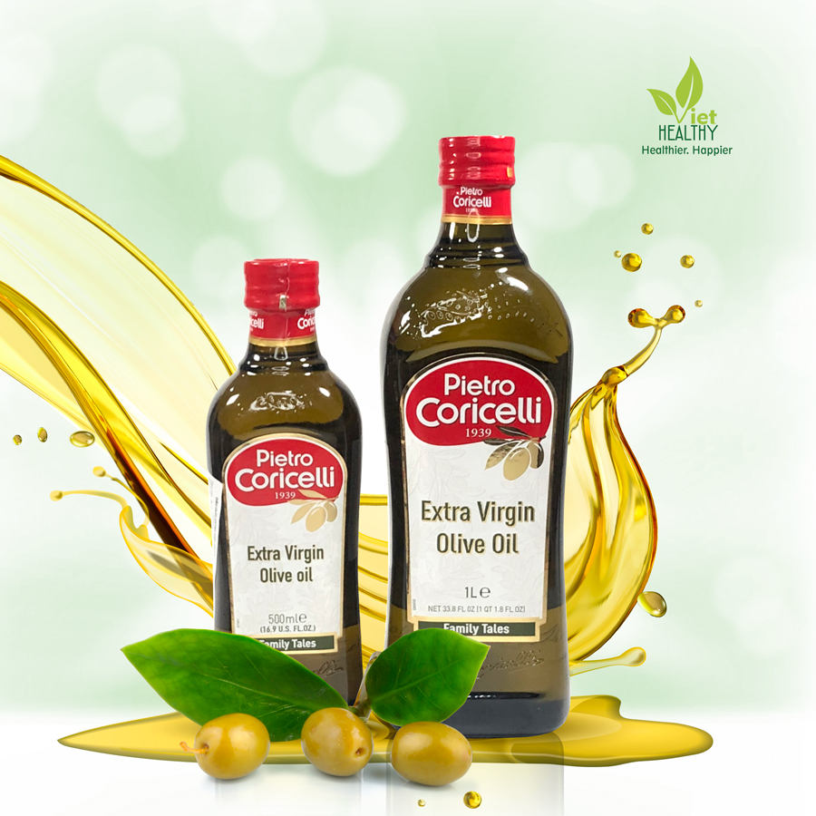 Dầu Olive Extra Virgin  Ý 1 lít