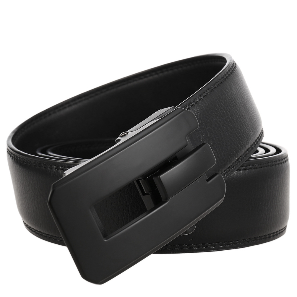 Thắt lưng nam bản 3.5 cm , dây lưng da bò thật 02 lớp loại MENWIS S01 khóa tự động , dây nịt nam bảo hành 12 tháng