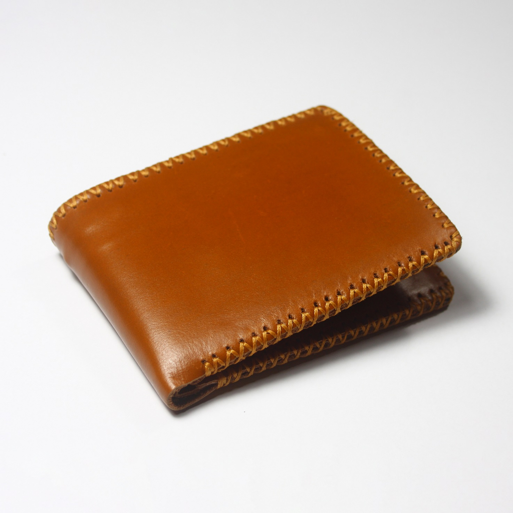 Ví nam  bóp nam ví tiền Menwis V01 da bò Pullup cao cấp may viền thủ công, bên trong lót da bảo hành 12 tháng