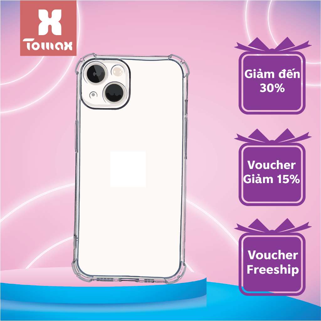 [Bảo Vệ Gốc] Ốp Lưng Iphone Silicon Các Dòng 6/7/8/Plus/11/12/13/Pro/Max Trong Suốt Bảo Vệ 4 Gốc - Tomax Shop