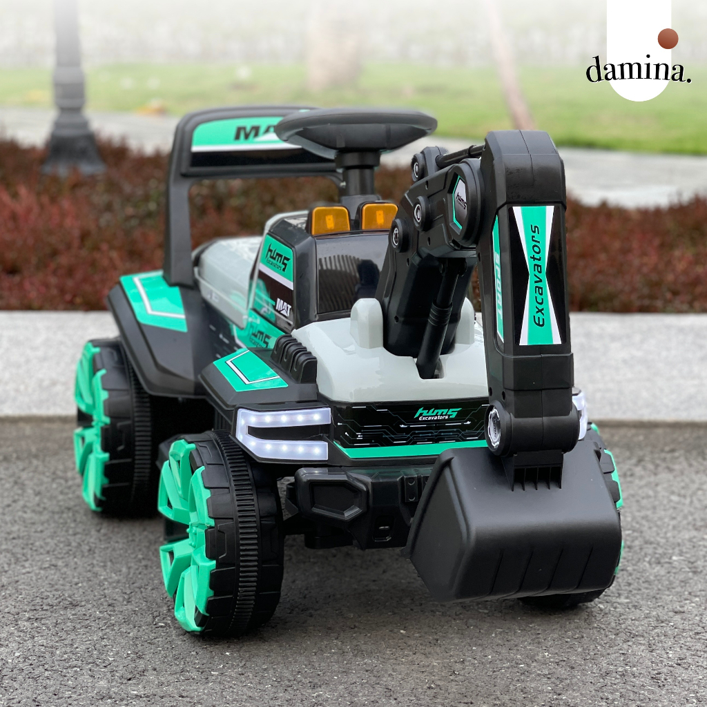 Xe cẩu điện trẻ em BLF116 | Tải trọng 30KG | Cẩu điện | 2 động cơ | Bình 12V7AH | Damina