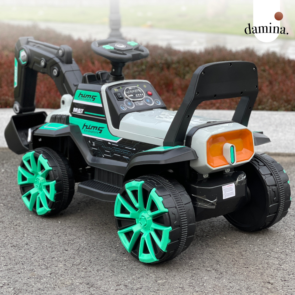 Xe cẩu điện trẻ em BLF116 | Tải trọng 30KG | Cẩu điện | 2 động cơ | Bình 12V7AH | Damina