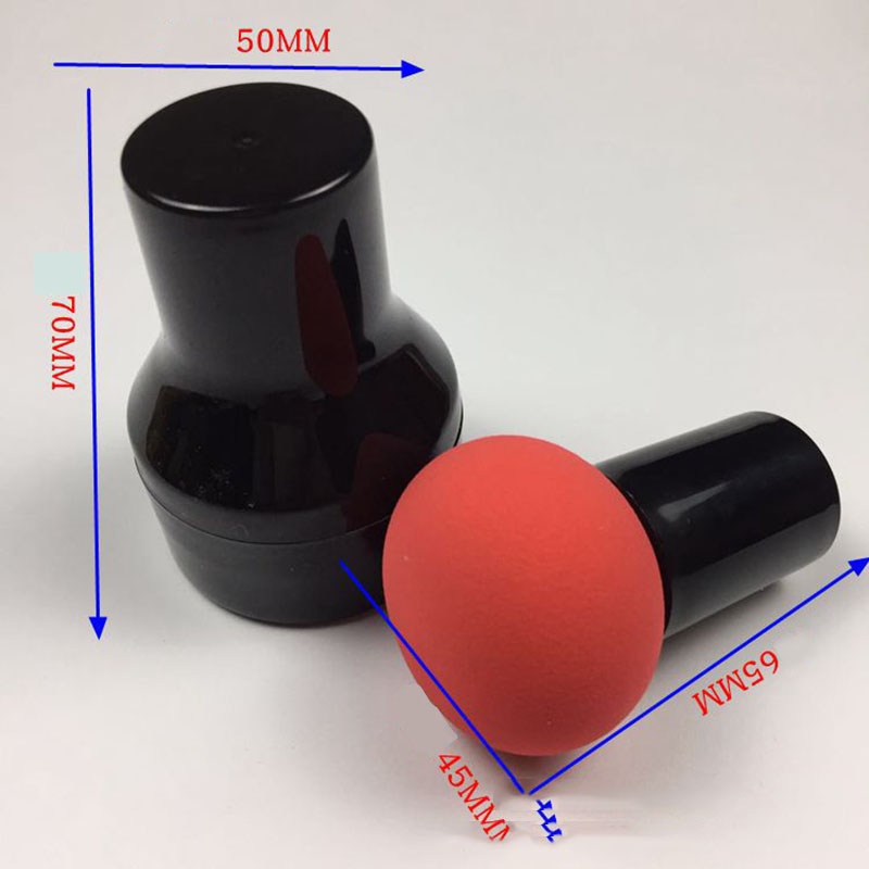 Mút tán kem nền mini thiết kế hình cây nấm kèm hộp đựng bảo quản, Bông mút trang điểm hình nấm tán kem nền có tay cầm