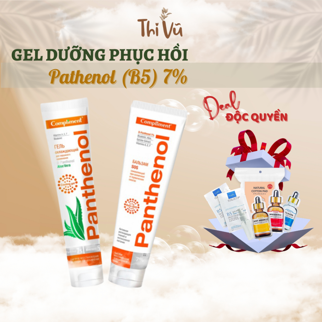 Gel dưỡng Compliment Panthenol (B5) làm lành, làm dịu, phục hồi và tái tạo da