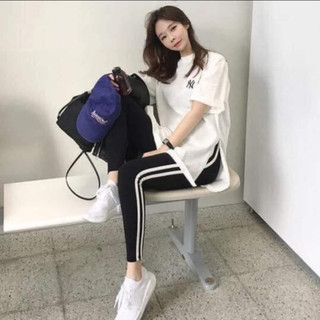 (45-73kg) QUẦN LEGGING SỌC thun Thái Lan