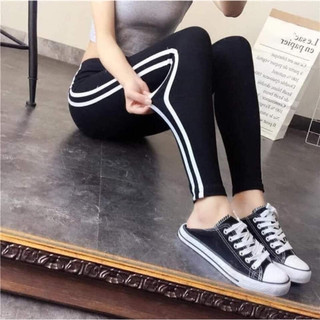 (45-73kg) QUẦN LEGGING SỌC thun Thái Lan