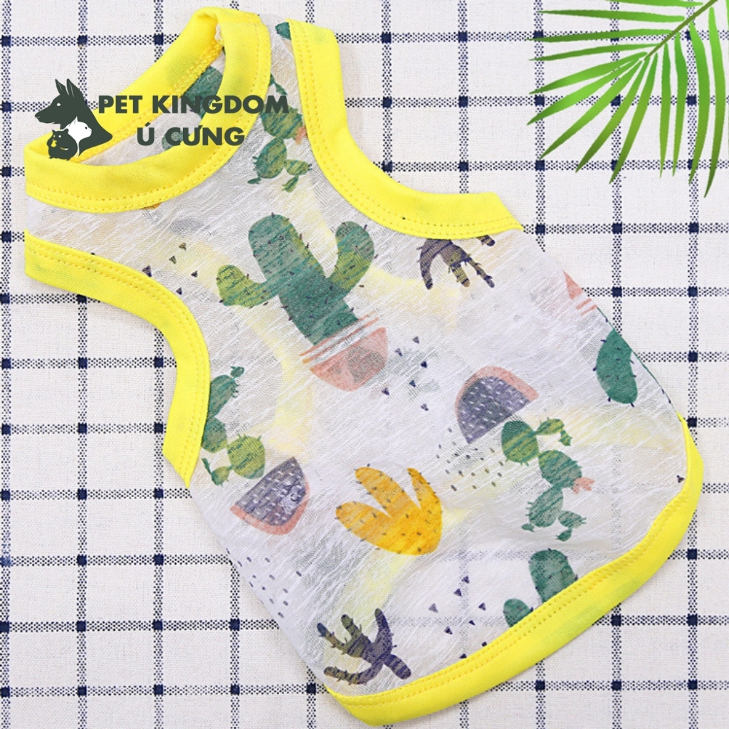 Áo Chó Mèo Vải Lưới Mỏng Cực Mát Cho Mùa Hè