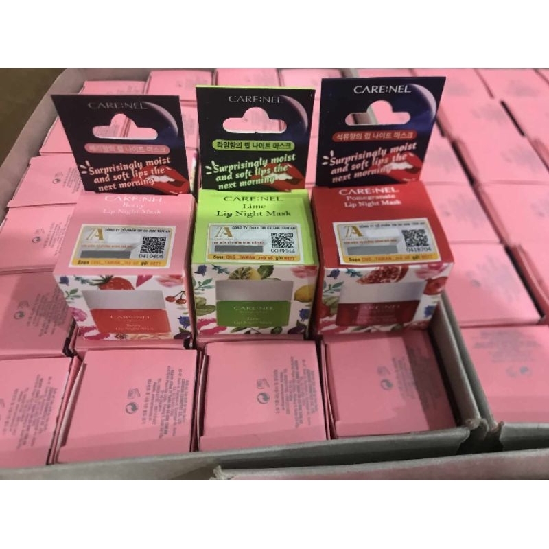 Mặt nạ ngủ môi carenel 3 mùi