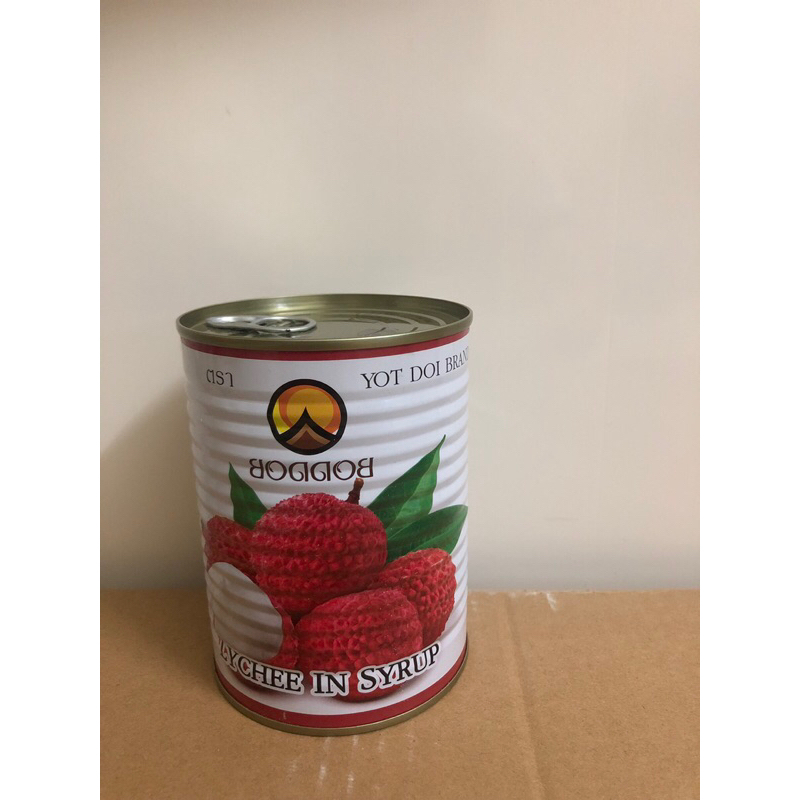 Vải Ngâm Nước Đường Thái Lan BODDOB - nguyên liệu pha chế