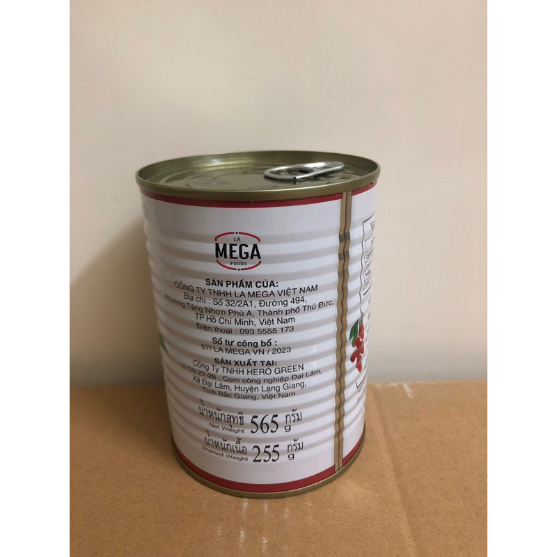 Vải Ngâm Nước Đường Thái Lan BODDOB - nguyên liệu pha chế