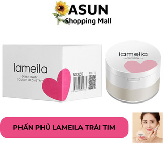 Phấn Phủ Lameila Trái Tim Dạng Bột Kiềm Dầu 10g Gather Beauty Colour Geometry
