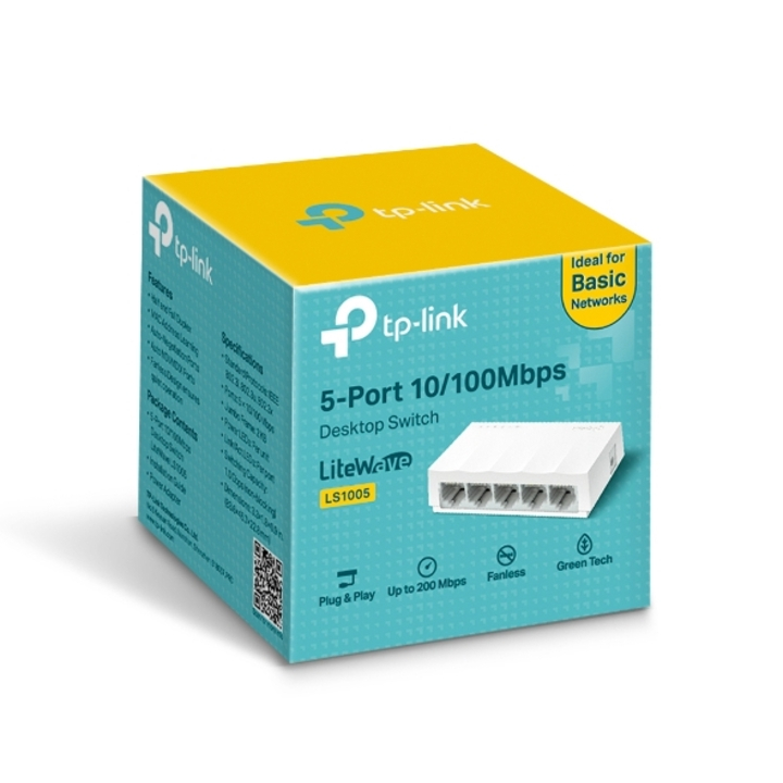 Switch 5 Port TP-Link 10/100M TL-SF1005D Chính Hãng