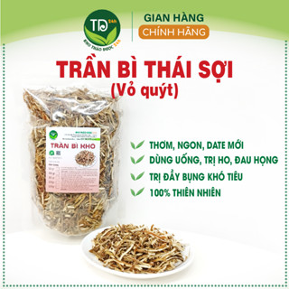 [250 gr] Trần bì thái sợi, hàng khô, đẹp, loại 1, ngừa ho, đau họng, đầy bụng, trợ tiêu hóa, ăn không tiêu