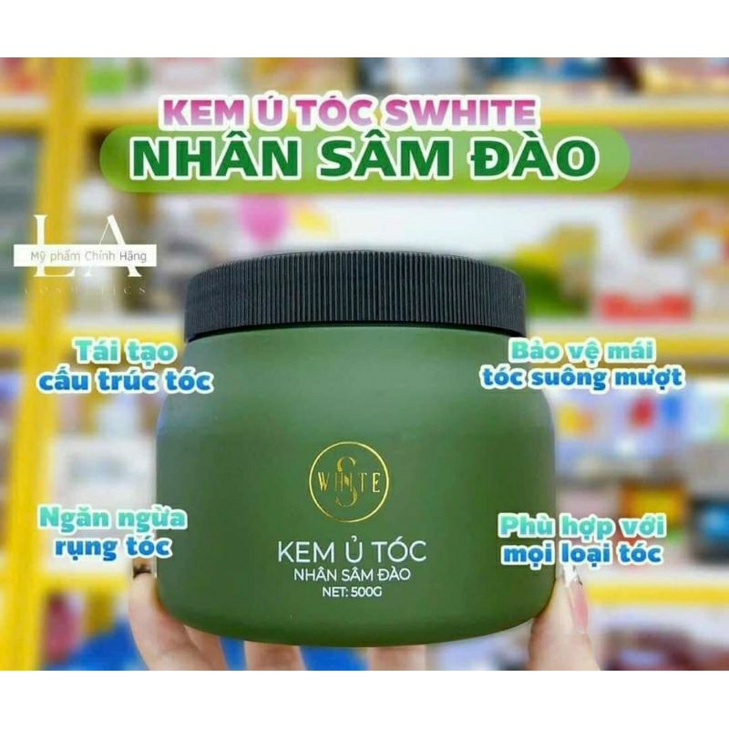 Ủ tóc nhân sâm đào