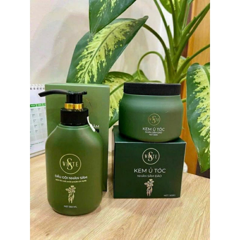 Combo gội ủ nhân sâm đào