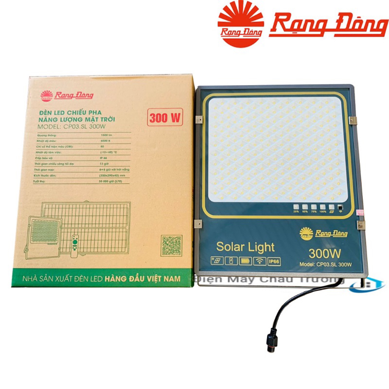 Đèn năng lượng mặt trời chính hãng rạng đông sx