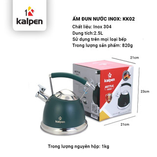 Ấm đun nước bằng inox 304 cao cấp 3l kalpenl
