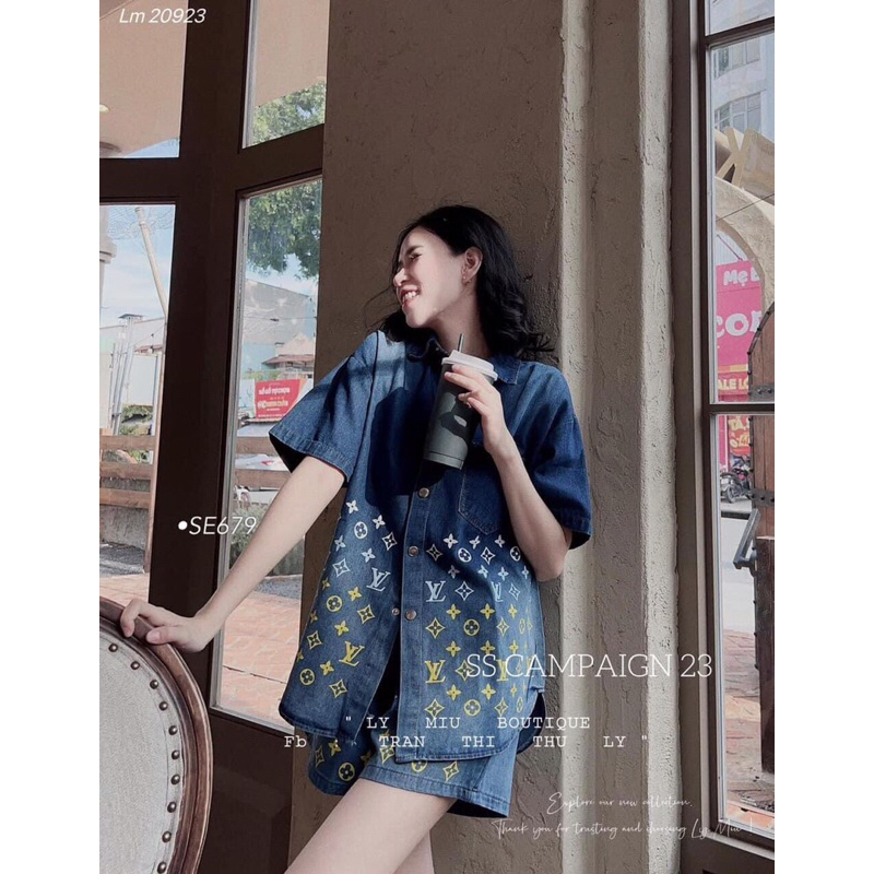 Set jean loang LV cao cấp