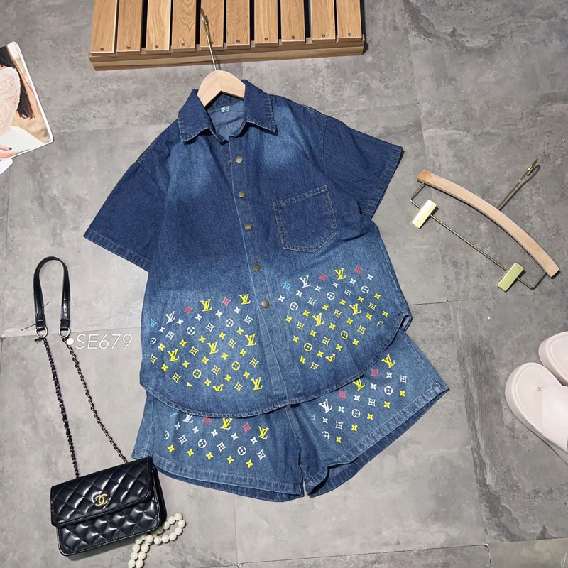 Set jean loang LV cao cấp