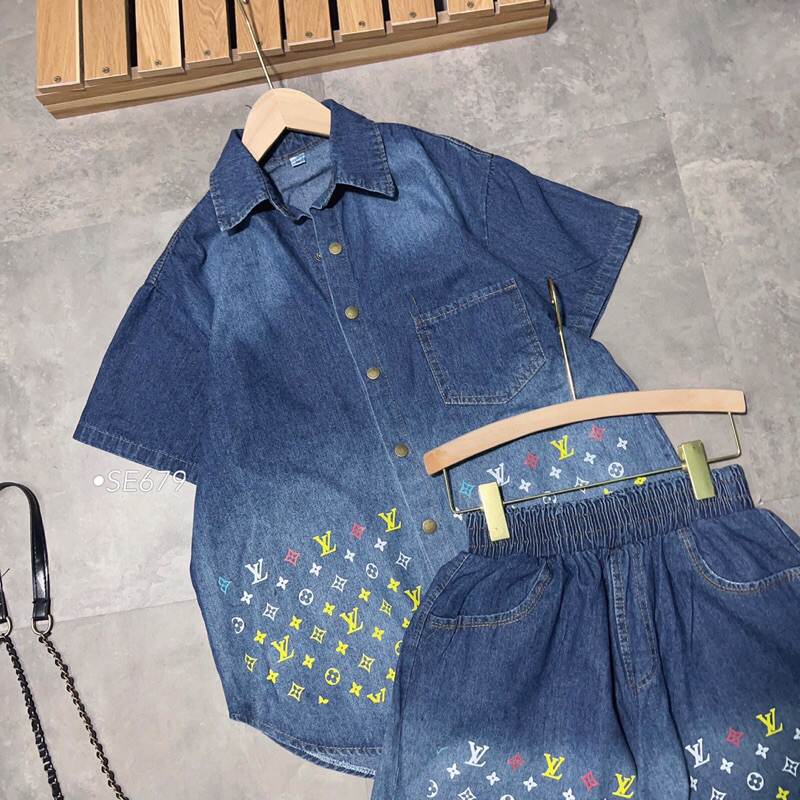 Set jean loang LV cao cấp