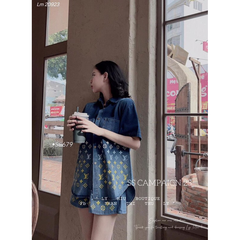 Set jean loang LV cao cấp