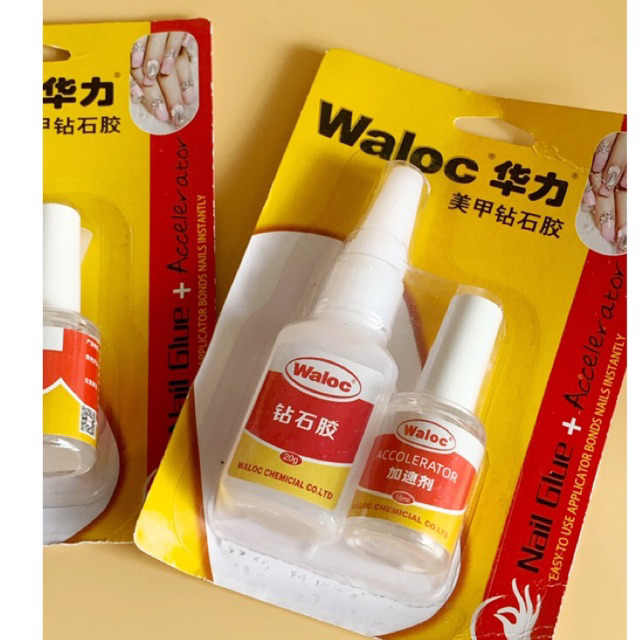 Keo bê tông Waloc dán móng đính đá, set và lẻ