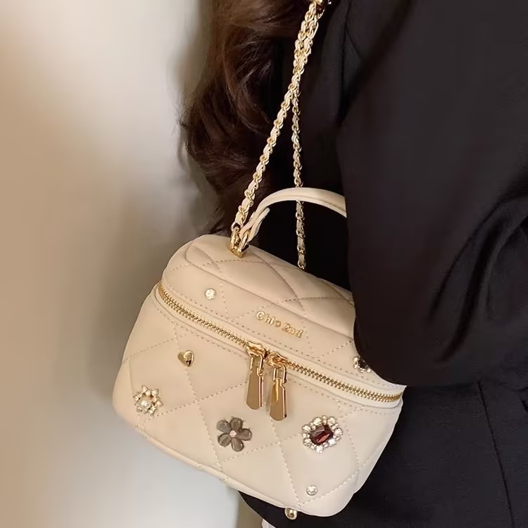 Chio túi đeo chéo hình thoi thơm nhỏ túi vuông nhỏ túi xách nữ🌸HÀNG CÓ SẴN🌸