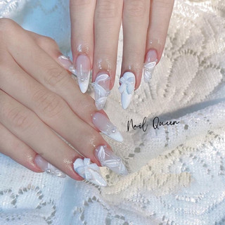 Nailbox cô dâu trắng - combo keo , dũa và giấy tẩm cồn