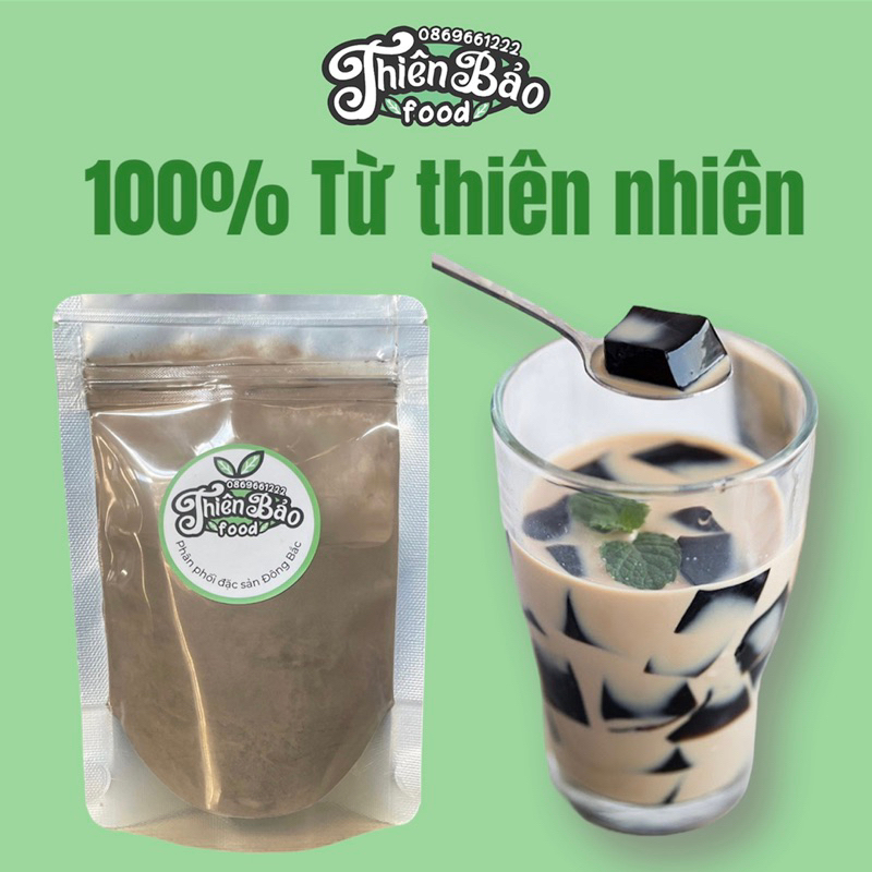 Bột thạch đen  gói 100g nguyên chất đặc sản Lạng Sơn