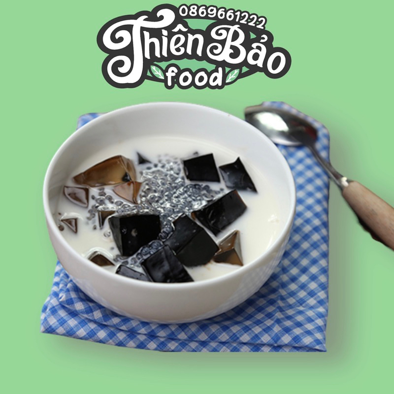 Bột thạch đen  gói 100g nguyên chất đặc sản Lạng Sơn