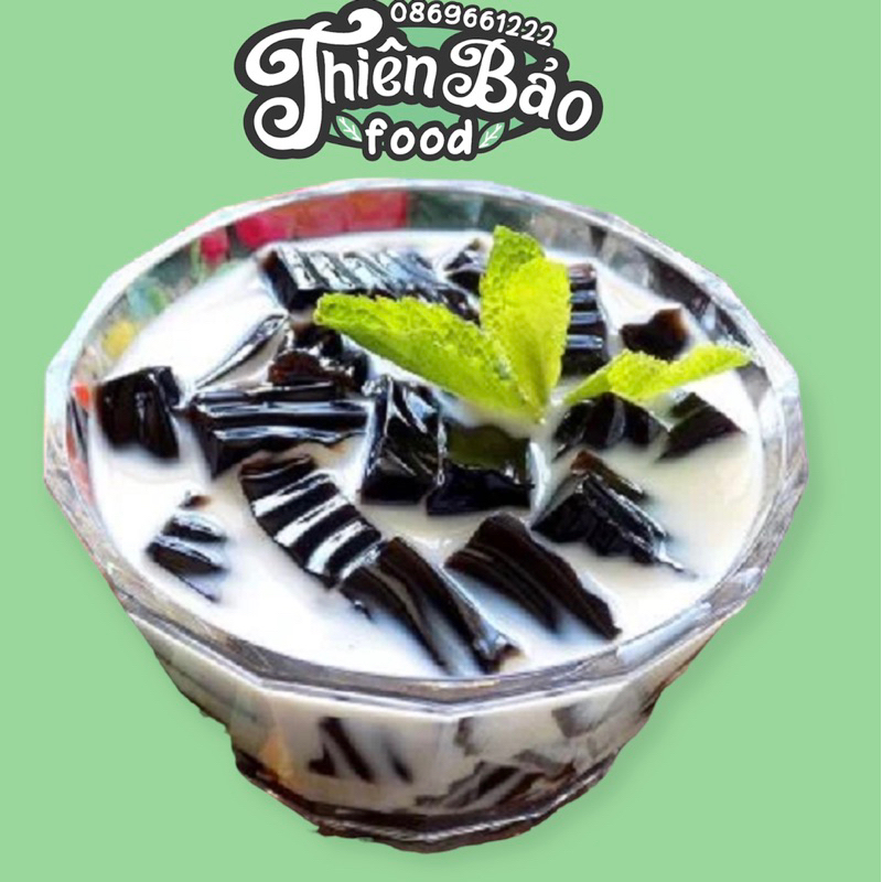 Bột thạch đen  gói 100g nguyên chất đặc sản Lạng Sơn