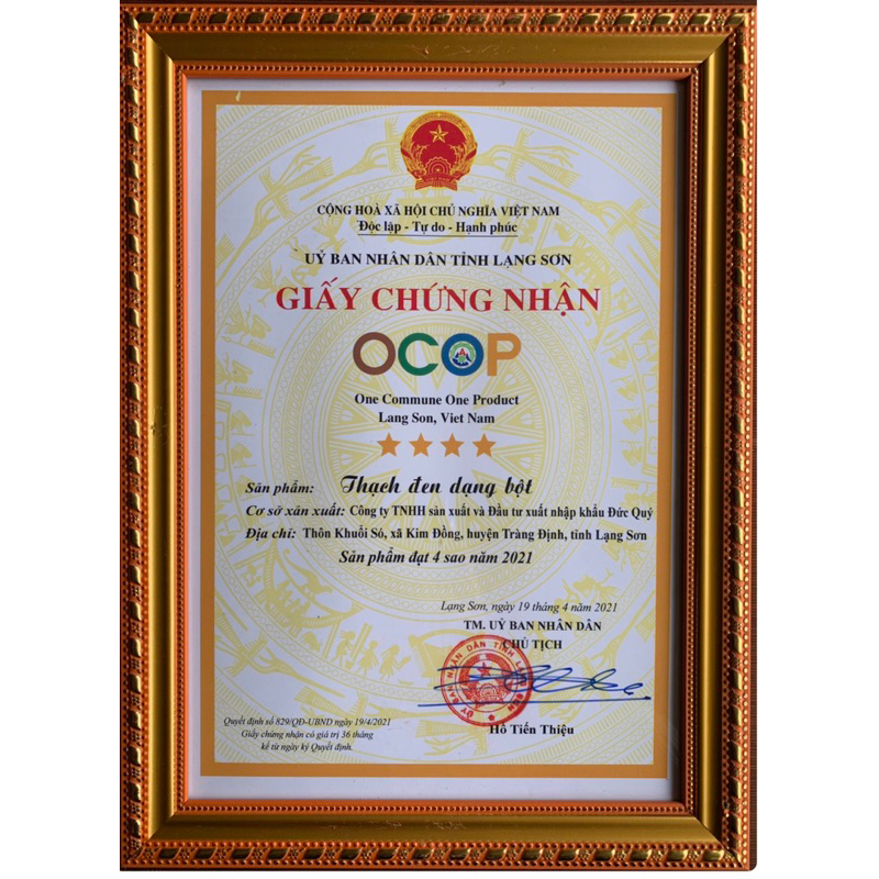 Bột thạch đen  gói 100g nguyên chất đặc sản Lạng Sơn