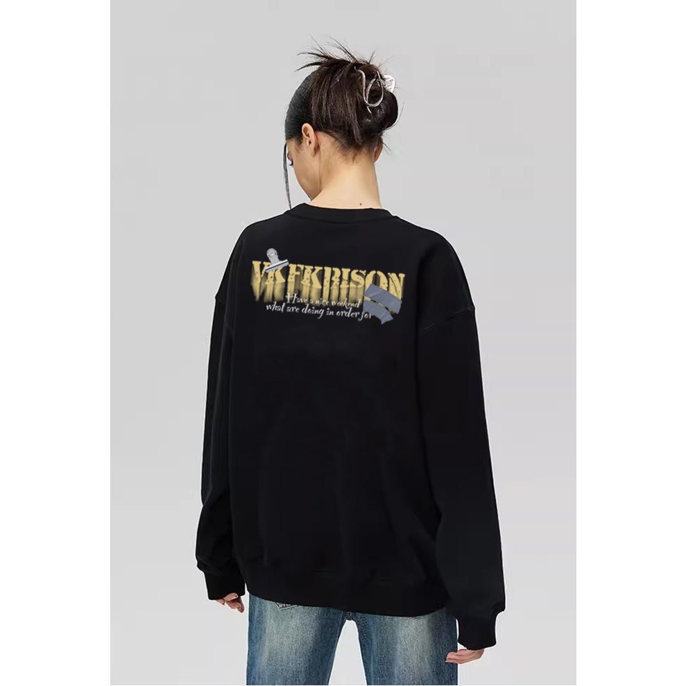 Áo sweater nam Soduu áo nỉ tay dài boy phố in hình unisex 100% cotton-Y0238