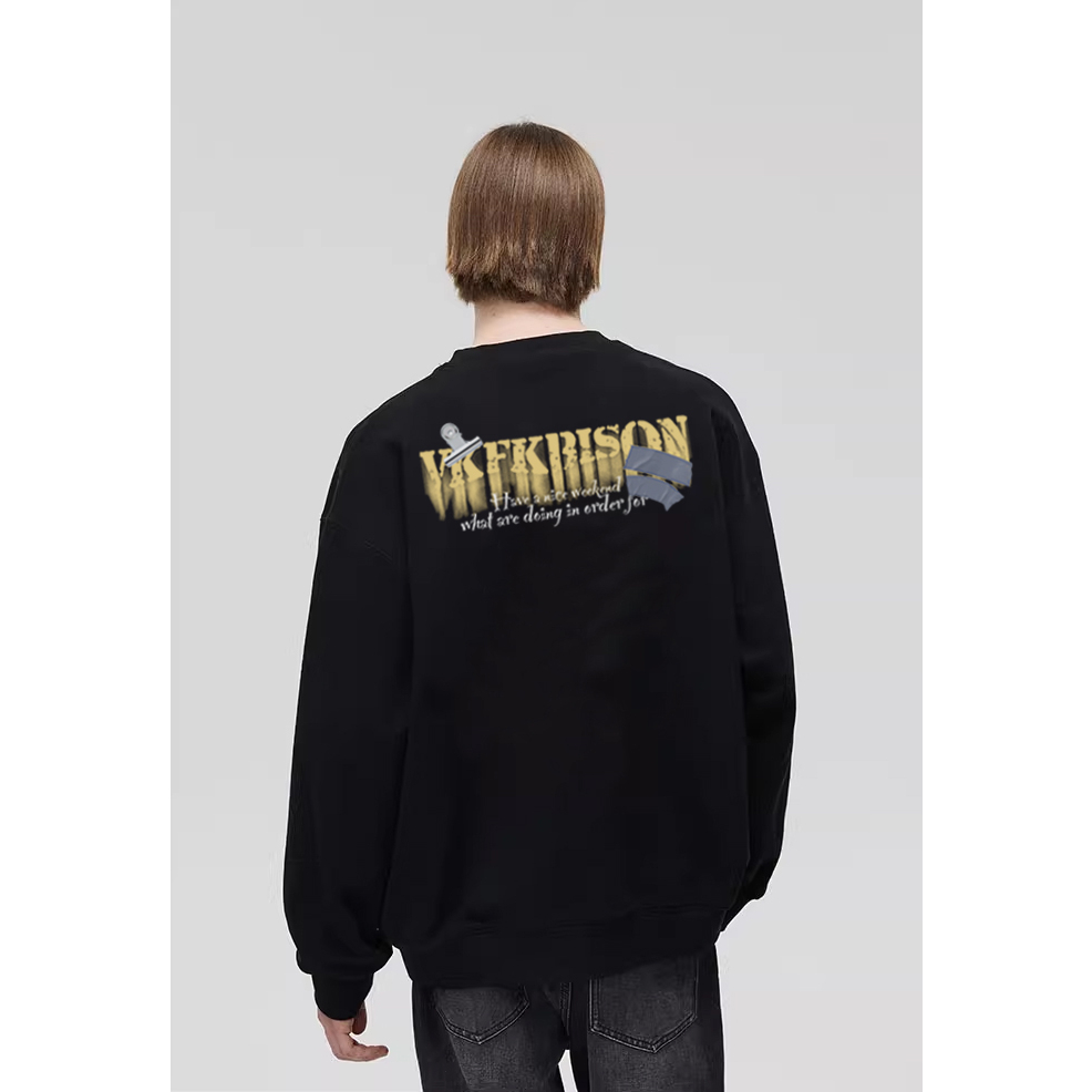 Áo sweater nam Soduu áo nỉ tay dài boy phố in hình unisex 100% cotton-Y0238