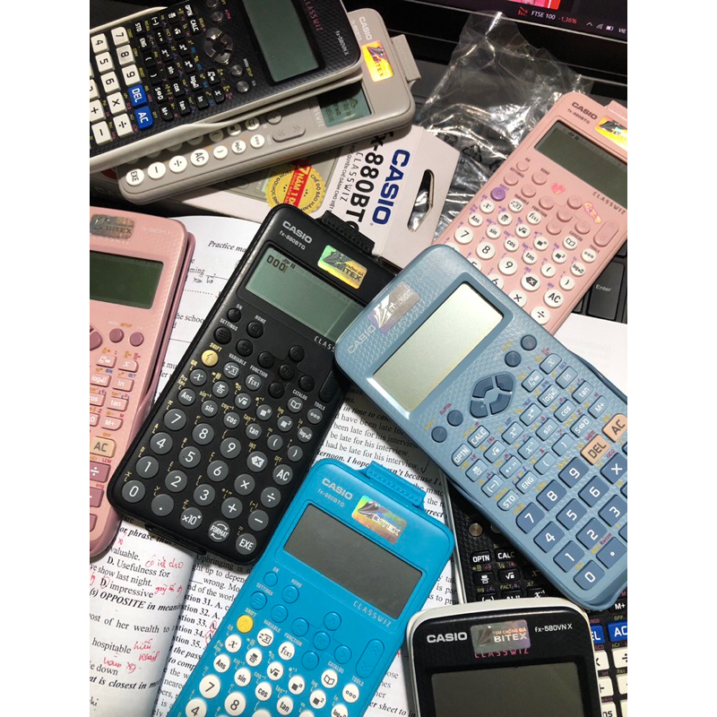 Máy tính casio 580 ,880 new chuyên dụng cho học sinh sinh viên
